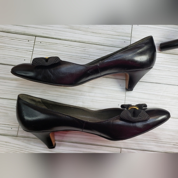 Bally of Switzerland Romy Black Heels size 9 (sw114) - Picture 8 of 10